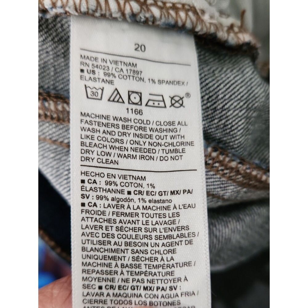 Old Navy Women's High-Waisted Barrel Ankle Jeans, Dark Wash, Size 20 Regular - Picture 8 of 11
